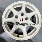 JDM EK9 Civic Type R White 5 Lug Wheels